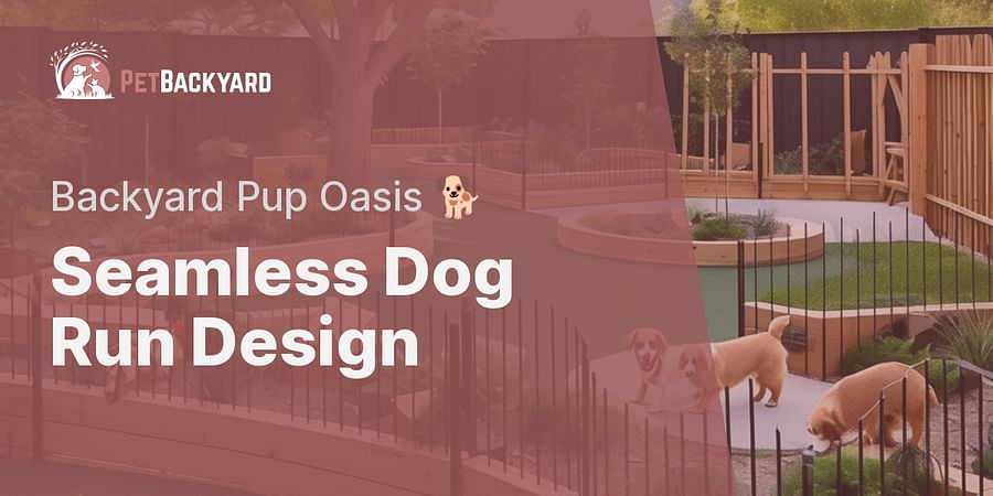Seamless Dog Run Design - Backyard Pup Oasis 🐕