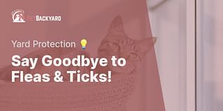 Say Goodbye to Fleas & Ticks! - Yard Protection 💡