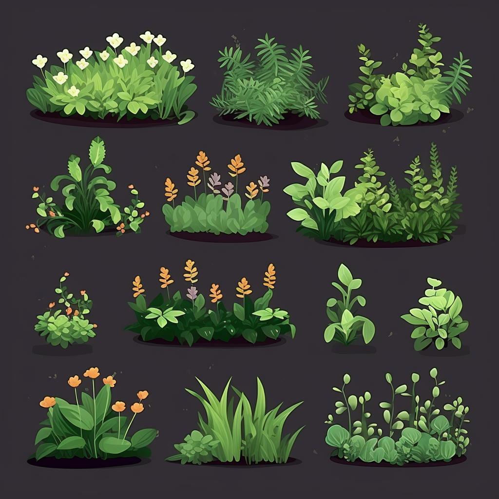 Different types of groundcovers